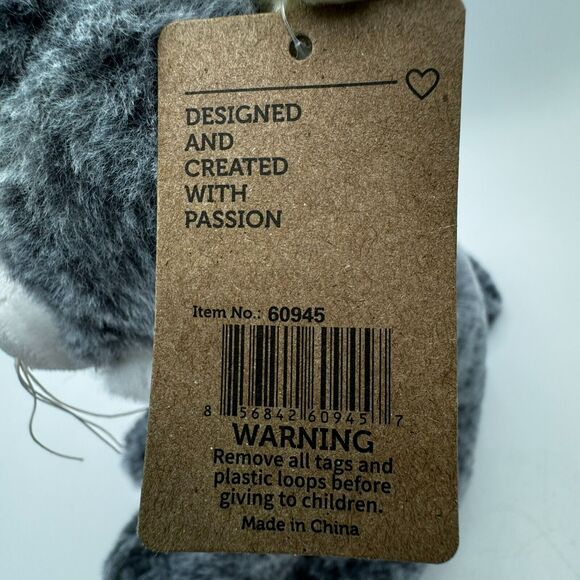 BEAR FACTORY NWT Tahla the Tabby Cat Gray White Plush Stuffed Animal 14" 2001 - Picture 4 of 6